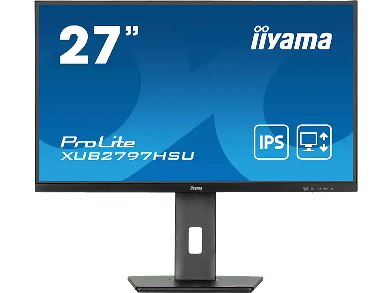 IIYAMA ProLite XUB2797HSU-B2 27 Zoll Monitor, Full-HD, 1 ms Reaktionszeit, 100 Hz, Schwarz
