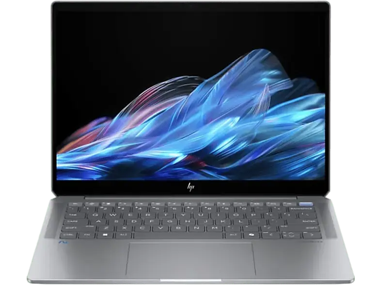 HP OmniBookUltra 14-fd0900ng Copilot+ PC 14 Zoll, AMD Ryzen™ AI 9 365 Prozessor, 32 GB RAM, 2000 SSD, Windows 11 Home (64 Bit), Radeon™ Onboard Graphics, Meteor Silver