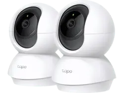 TP-Link Tapo C200P2 Überwachungskamera (Anzahl Kameras: 2, für Innen, Nachtsichtfunktion, Netzbetrieb, Weiß)