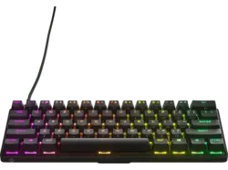 Steel Series Apex Pro Mini, Gaming Tastatur, Mechanisch, Sonstiges, Kabelgebunden, Schwarz