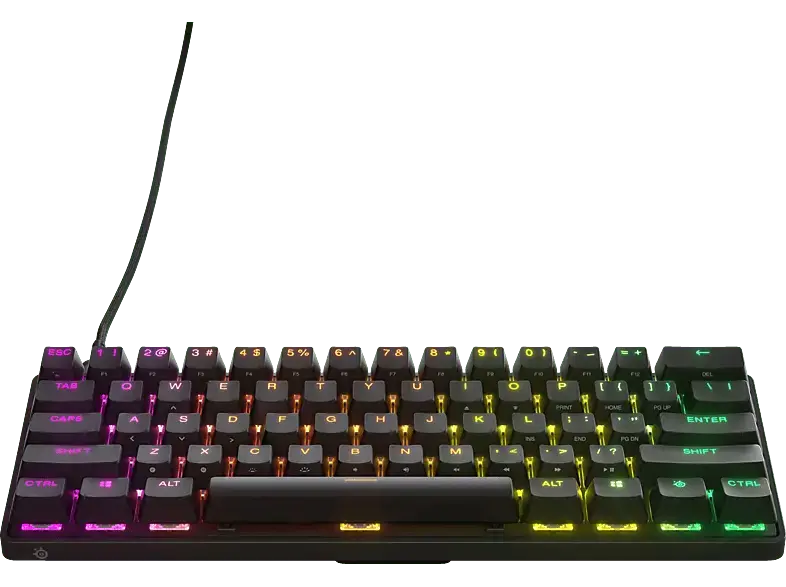 Steel Series Apex Pro Mini, Gaming Tastatur, Mechanisch, Sonstiges, Kabelgebunden, Schwarz