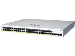 CISCO Business Switching CBS220 Smart 48-port Gigabit 4x1G SFP+ uplink