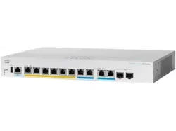 CISCO CBS3508MGP Switch, 10-Port, Gigabit Ethernet, PoE+, RJ45/SFP+