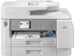 BROther MFC-J5955DW for Business, A3 Drucken, A4 30 S./Min, Tinte, Duplex, 9.14cm Touchscreen, WLAN, 600 Blatt Papierzufuhr, Weiß; Multifunktionsdrucker