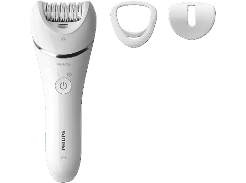Philips Epilierer BRE700/00 Nass-und Trocken Series 8000 3-tlg. Weiß