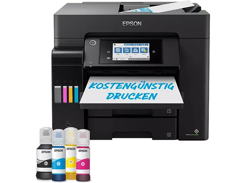 Epson Epson EcoTank ET-5855 - Multifunktionsdrucker; Fax/copier/printer/scanner