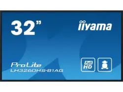 iiyama ProLite LH3260HS-B1AG 31.5 Zoll professionelles Quer- und Hochformat Digital-Signage-Display mit erweiterten Steuerungs- Konnektivitätsoptionen; Digital Signage-Display