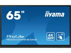 iiyama ProLite TE6512MIS-B3AG 65 Zoll LCD Touchscreen-Display mit 4K-Auflösung; Digital Signage-Display