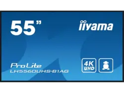 iiyama ProLite LH5560UHS-B1AG 54.6﻿ Zoll professionelles Quer- und Hochformat Digital-Signage-Display mit erweiterten Steuerungs- Konnektivitätsoptionen; Digital Signage-Display