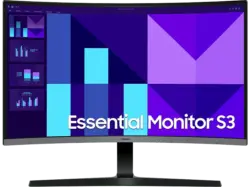 Samsung LS27D396GAU 27 Zoll Monitor, Full-HD, 4 ms Reaktionszeit, 250 cd/m², 100 Hz, Schwarz