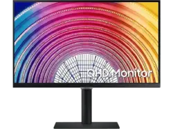 Samsung ViewFinity S6 S60A 24 Zoll Monitor for Business, WQHD, 5 ms Reaktionszeit, 300 cd/m², 75 Hz, Schwarz