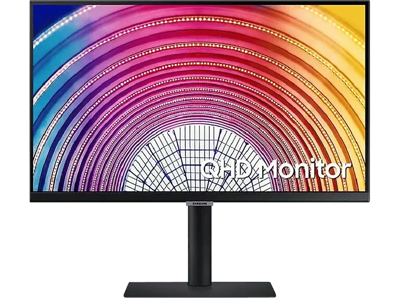 Samsung ViewFinity S6 S60A 24 Zoll Monitor for Business, WQHD, 5 ms Reaktionszeit, 300 cd/m², 75 Hz, Schwarz