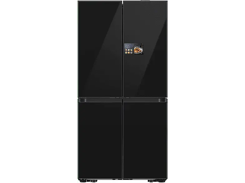 Samsung RM90F67CECEF French Door, Side-by Side, Kühl- und Gefrierkombination (1853 mm hoch, No Frost (verminderte Eisbildung), Schwarz, AI Home,AI Vision Inside, Voice Control ‑ Intelligente Sprachsteuerung )
