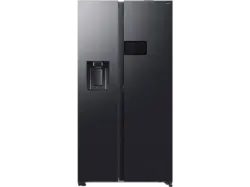Samsung RS90F64EDFEF Side by Side, Kühl- und Gefrierkombination (621 l, D, 1780 mm hoch, No Frost (verminderte Eisbildung), Schwarz)