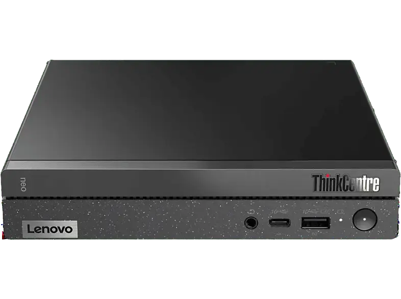 LENOVO ThinkCentre neo 50q Gen 4 Mini PC, Intel® Celeron® Prozessor 7305, 8 GB RAM, 256 SSD, UHD Graphics, Linux, Schwarz
