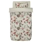 JYSK JYSK Lenjerie pat+cearșaf satin ESTHER 140x200 natur