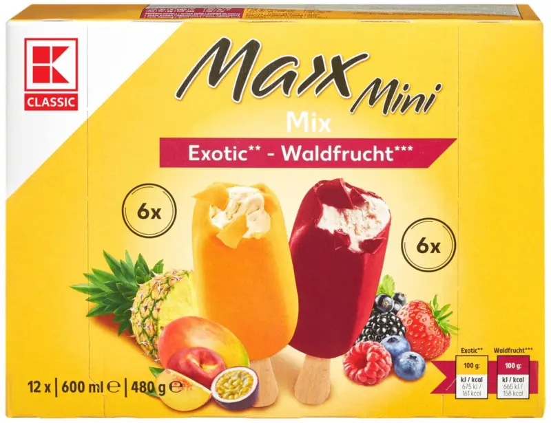 K-Classic Сладолед Mini-Maxx плодов