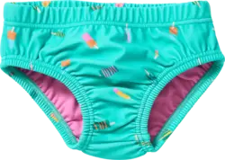 PUSBLU Schwimmwindel mit Eis-Muster, grün, Gr. 86/92