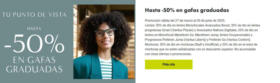 Hasta -50% en gafas graduadas