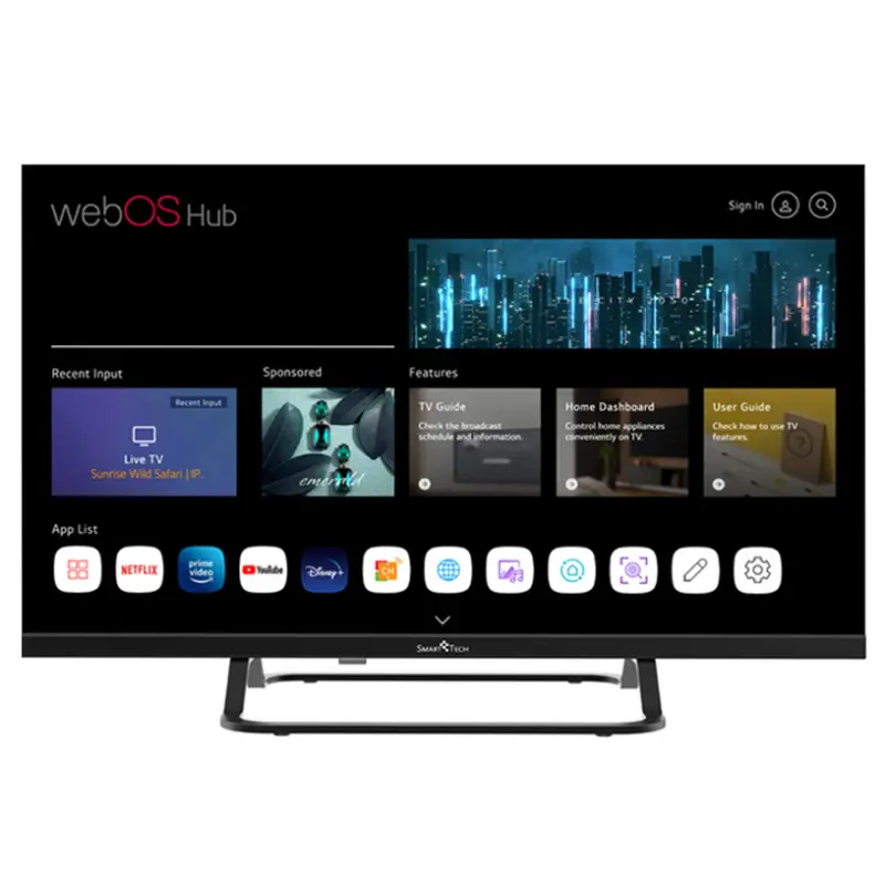 Телевизор SMARTTECH 24HW01V SMART TV, WEB OS, 24.0 ", 60.0 см