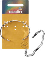 dm-drogerie markt ebelin Armreif organische Form, Silber-Optik - bis 15.05.2025