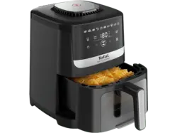 Tefal EY 5568 Easy Fry Silence Vision Heißluftfritteuse (5 l, Schwarz)