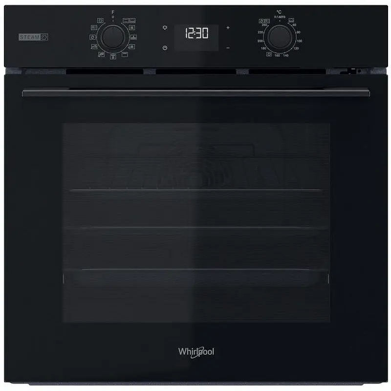 Фурна за вграждане Whirlpool OMSK58RU1SB , Push бутони , 71 , А+ , Пиролиза