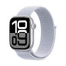 Смарт часовник Apple Watch 10 46mm Silver/Blue Cloud Loop mwwn3 , 1.96 , Apple S10 SiP 64-bit Dual Core , 64 , 46.00