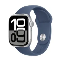 Смарт часовник Apple Watch 10 42mm Silver/Denim Sport Band M/L mwwc3 , 1.96 , 42.00 , 64 , Apple S10 SiP 64-bit Dual Core