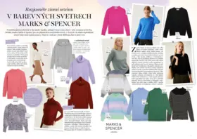 Rozjasněte zimní sezónu v barevných svetrech M&S
