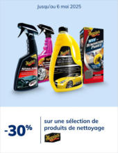 -30 % sur une sélection de produits de nettoyage