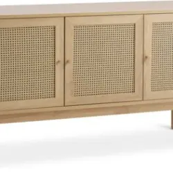 JYSK Bufet HALMSTAD 3 uși stejar cald