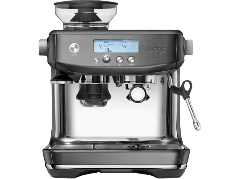 Sage SES878BST the Barista Pro™ Espressomaschine (Black Stainless, Kegelmahlwerk, 1,650 Watt, 15 bar)
