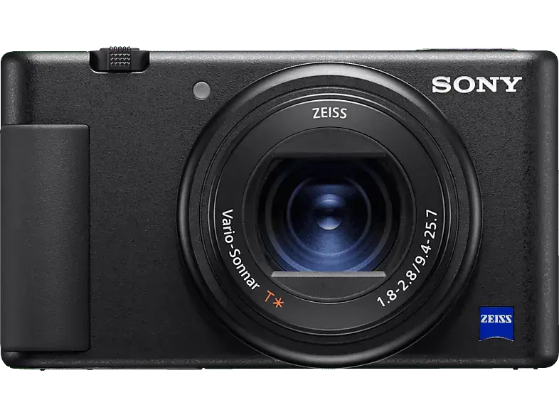 Sony ZV1A Vlog Kamera, 4K, 9.4-25.7 mm, f/1.8-2.8, Xtra Fine / TFT-LCD Display, Schwarz; Digitalkamera
