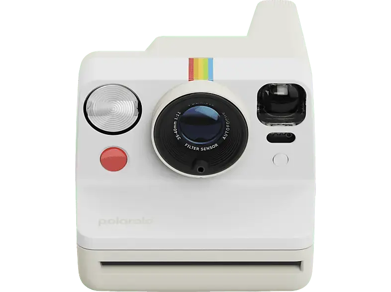 Polaroid Now Gen.3 Sofortbildkamera, Pebble White