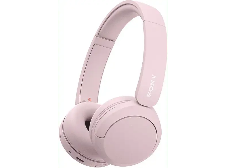 Sony WH-CH520 kabellose Bluetooth Kopfhörer - bis zu 50 Stunden Akkulaufzeit mit Schnellladefunktion, On-Ear-Stil - Pink