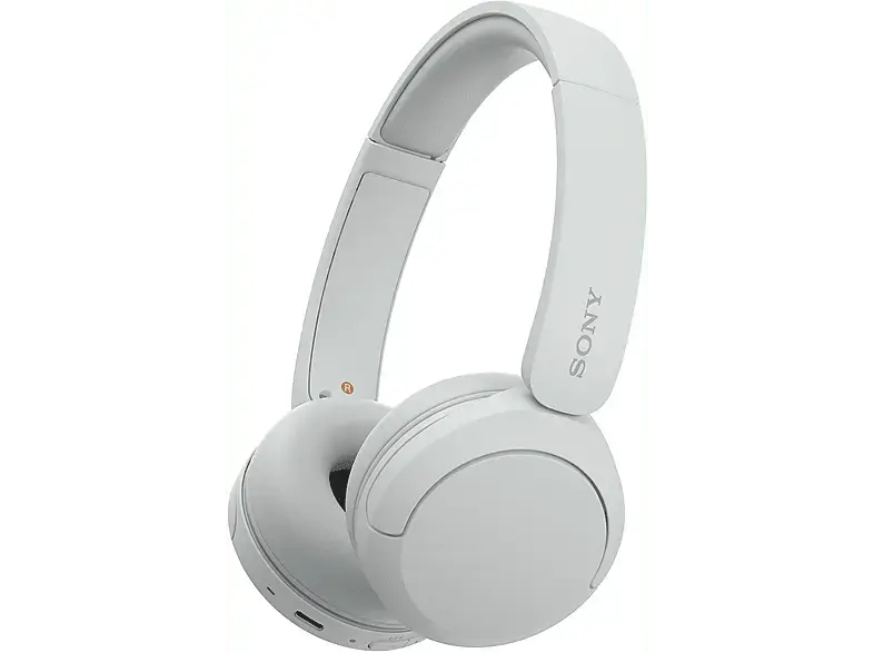 Sony WH-CH520 kabellose Bluetooth Kopfhörer - bis zu 50 Stunden Akkulaufzeit mit Schnellladefunktion, On-Ear-Stil - Weiß
