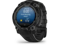 Garmin INSTINCT® 3 Amoled, 45 mm Schwarz, mit Silikon-Wechselarmband 22; Smartwatch