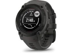 Garmin INSTINCT® E, 40mm, Black Bezel, mit Silikon-Wechselarmband 20mm Kohle; Smartwatch