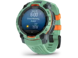 Garmin INSTINCT® 3 Amoled, 45 mm NeoTropic, mit Silikon-Wechselarmband 22; Smartwatch