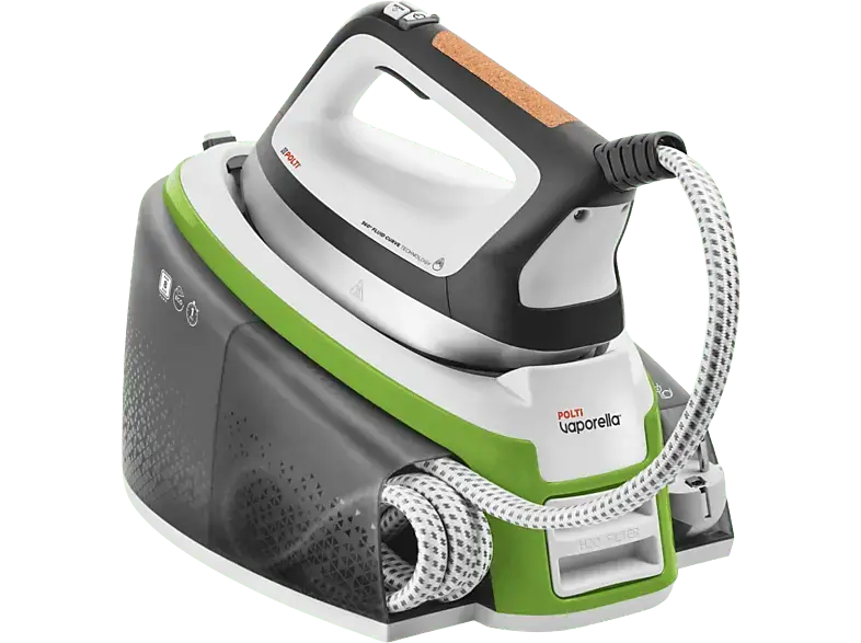 Polti VAPORELLA INSTANT VI50.20 Dampfbügelstation (8 bar, 2200 Watt, 2 l Wassertank, Grau/Grün)