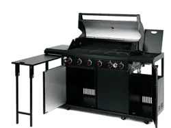 LandmanN 22169 6.1 maxX Gasgrill, Schwarz