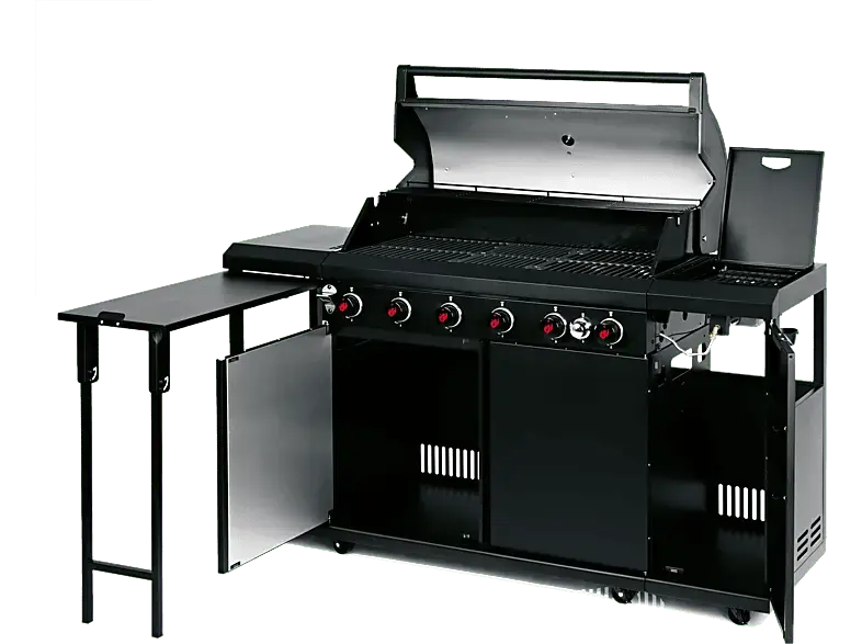 LandmanN 22169 6.1 maxX Gasgrill, Schwarz