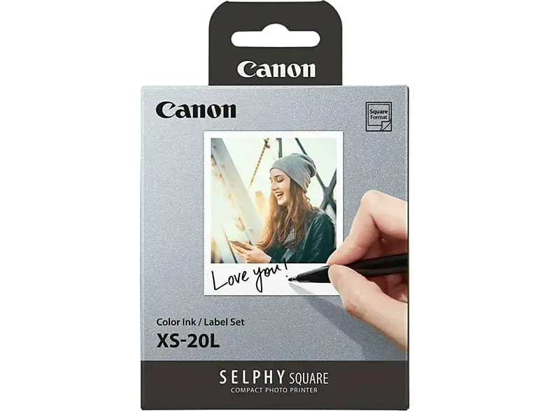 Canon Fotopapier XS-20L, 72x85mm, 20 Blatt (4119C002)