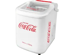 Salco SEB-28CC COCA-COLA Eiswürfelmaschine ( 1,2 l, Weiß)