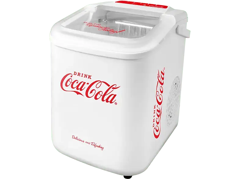 Salco SEB-28CC COCA-COLA Eiswürfelmaschine ( 1,2 l, Weiß)