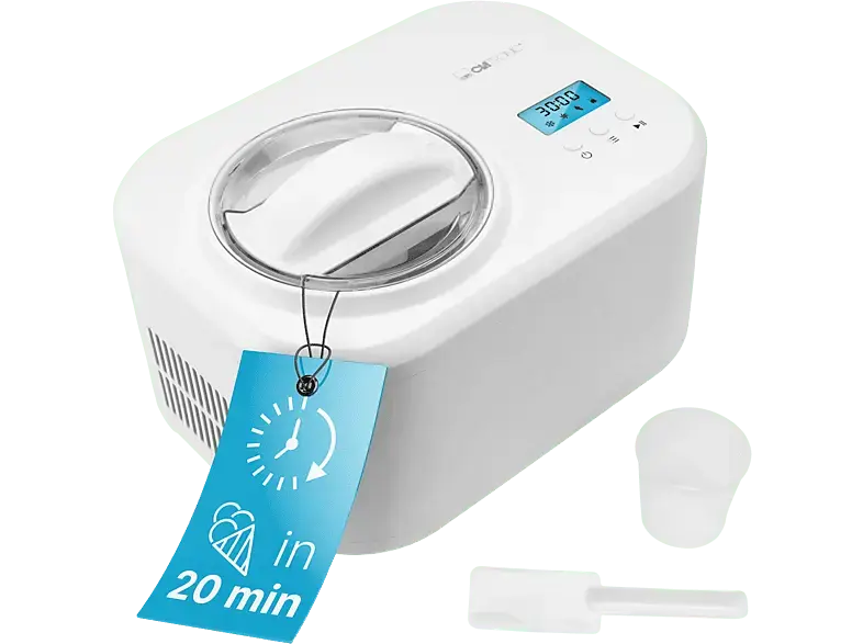 Clatronic ICM 3799 Eismaschine (100 Watt, , Weiß)