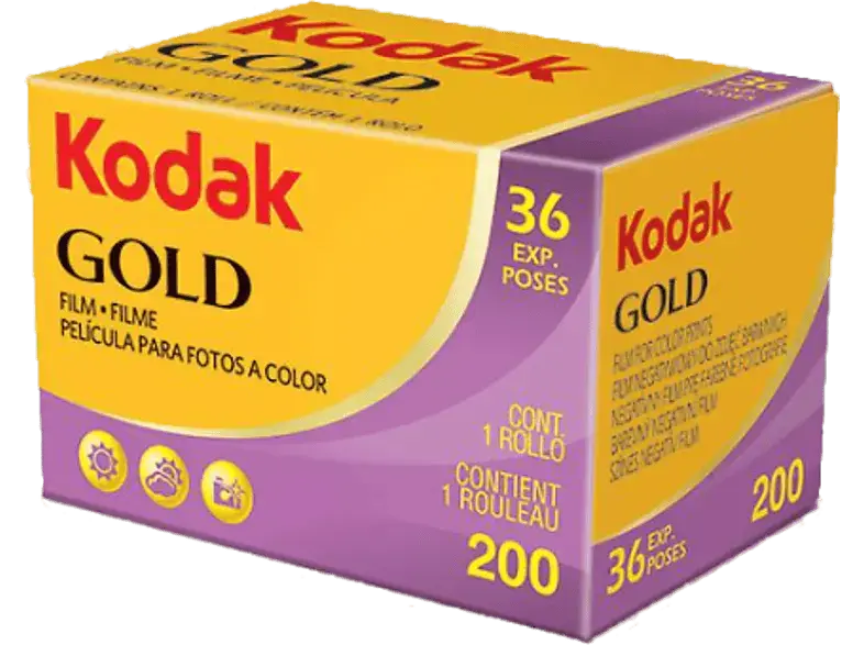 Kodak gold 200, 35mm Format, 36er Farbfilm; Analog Film