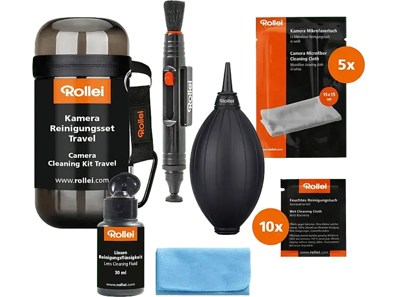 Rollei Reinigungsset Travel für Kamera (27016)