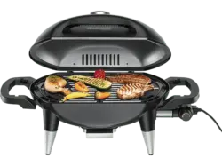 Rommelsbacher BBQ 4000 Barbecue Tischgrill, Schwarz (2200 Watt)